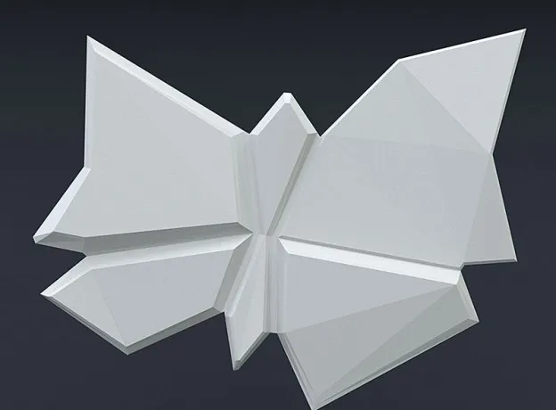 Бабочка 3Д панель